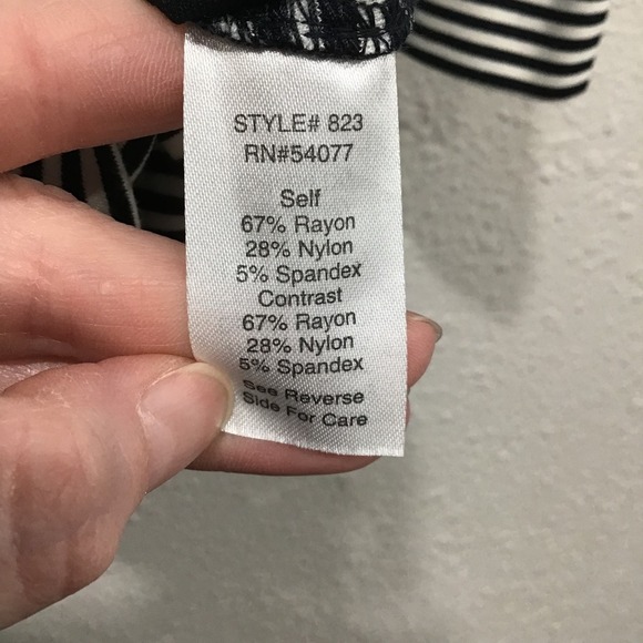 Cabi Life Jacket #823 Nautical Striped Blazer Gold Button 3/4 Sleeve Women's L - Picture 5 of 8